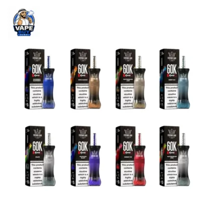 Al Fakher E Hose X 60000 Puffs Crown Bar hookah disposable vape — USB‑C, mesh coil
