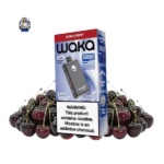 WAKA Blade 50000 Dark Cherry vape box with Vape Buy Dubai logo