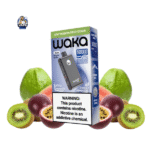 WAKA Blade 50000 Kiwi Passion Fruit Guava vape box with Vape Buy Dubai logo